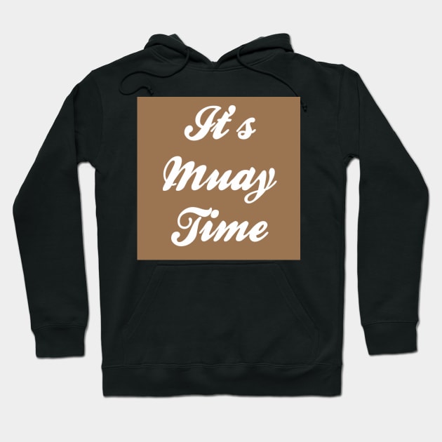 Muay Thai Brown Hoodie by marisaj4488